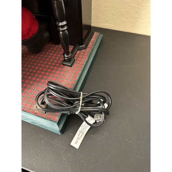 Vtg Motionette Christmas Santa And Elf Playing Piano Works Animated C Video Read - Picture 8 of 11